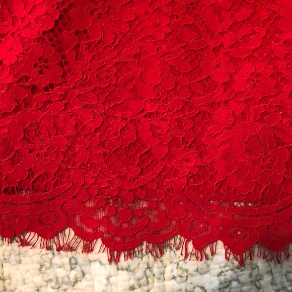 Donna Morgan Red Cocktail Dress NWOT - Picture 2 of 5